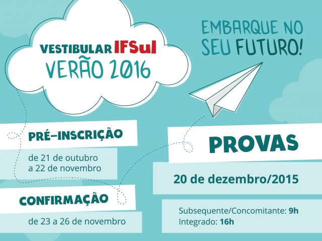 Vestibular IFSul - Verão 2016